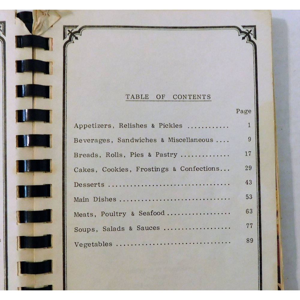 Our Favorite Recipes Cookbook Lutheran Womens Guild Milwaukie 1983 Spiral - Picture 6 of 11